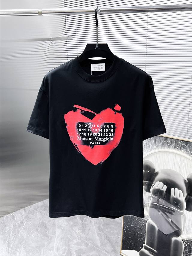 Margiela 2025Ss new short-sleeved T-shirt, high-end version! Custom-made fabrics