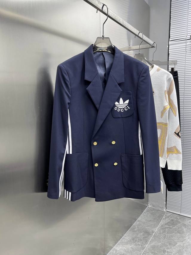 Gucci 2025Ss Spring and Autumn new suits, high-end version! Custom-made fabrics