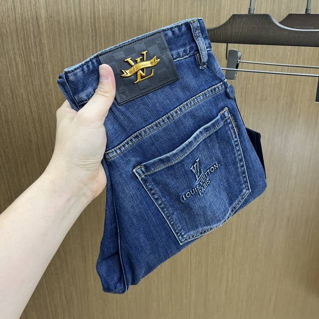 New Lv High-end customization, 25Ss spring and summer latest jeans counter simu