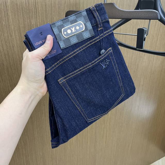 New Lv High-end customization, 25Ss spring and summer latest jeans counter simu