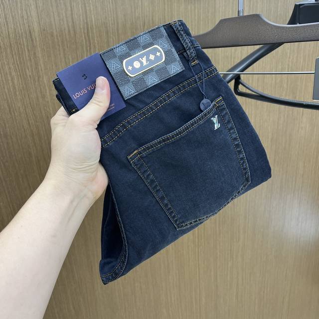 New Lv High-end customization, 25Ss spring and summer latest jeans counter simu