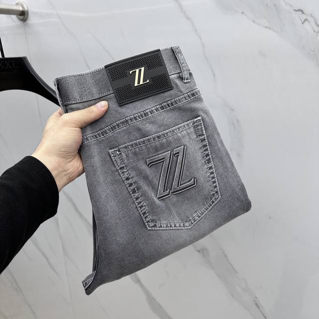 Zegna Zegna high-end customization, 2025 early spring thin latest jeans counter