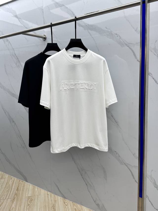 Arc*Arc's 2025Fw spring and summer new round-neck T-shirt for outerwear, three-d