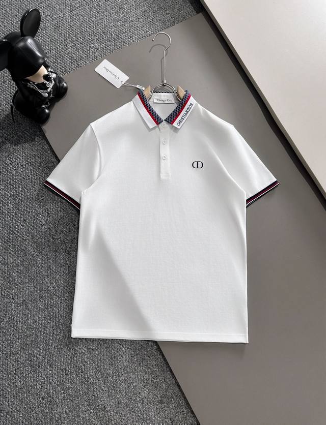 Dior 25Ss new spring and summer short-sleeved lapel T-shirt Polo, the highest ve
