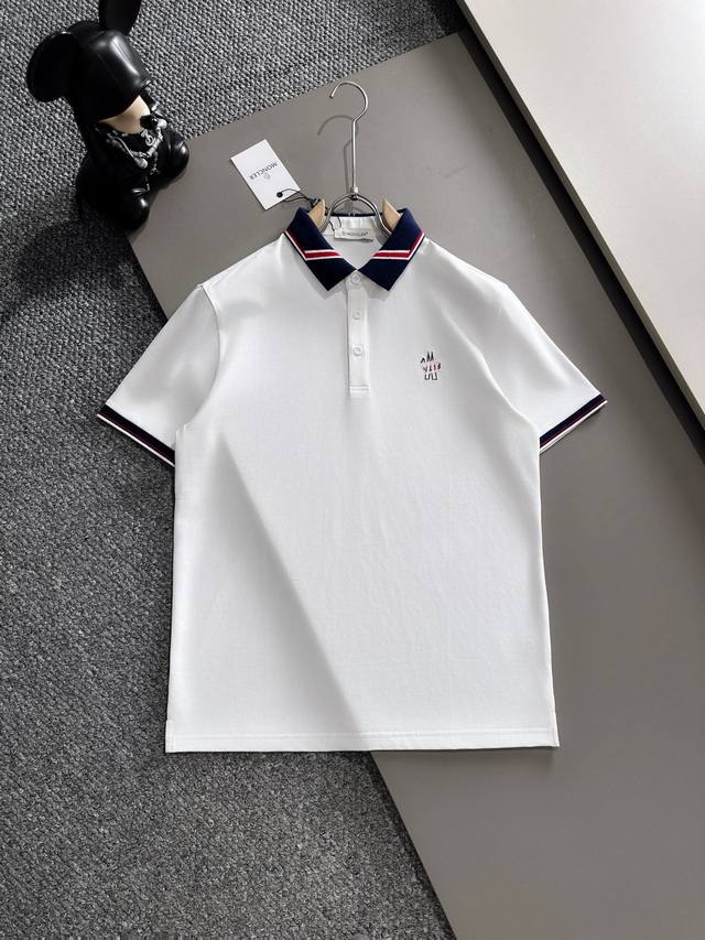 Moncler 25Ss new spring and summer short-sleeved lapel T-shirt Polo, the highest