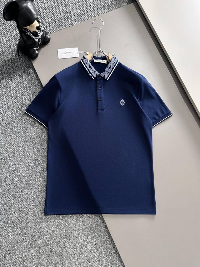 Dior 245Ss new spring and summer short-sleeved lapel T-shirt Polo, the highest