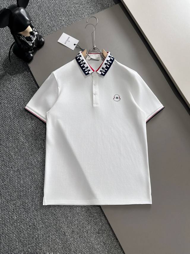 Moncler 25Ss new spring and summer short-sleeved lapel T-shirt Polo, the highest