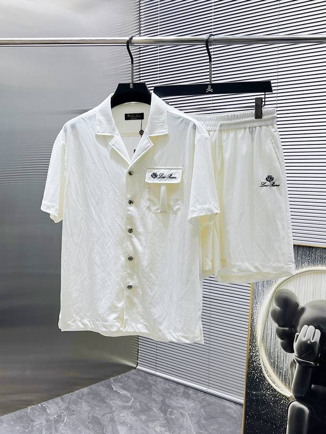 Lp 2490Ss New summer casual short-sleeved shorts set, high-end version! Custom-m