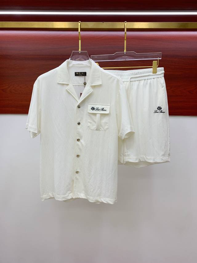 Lp, 25 custom fabric short-sleeved shirt + shorts set. Young and fashionable, re