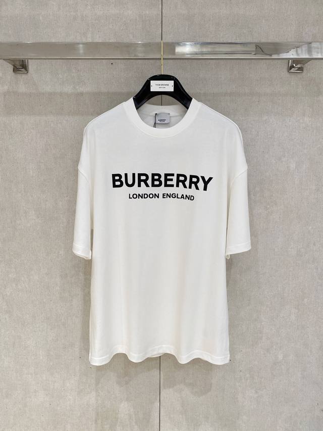 Burberry Burberry classic cotton T-shirt short-sleeved T-shirt The iconic letter