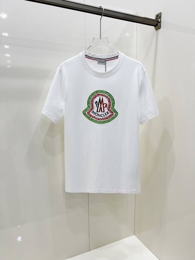 Moncler 2025 Spring and Summer new unisex short-sleeved T-shirts, the latest mod