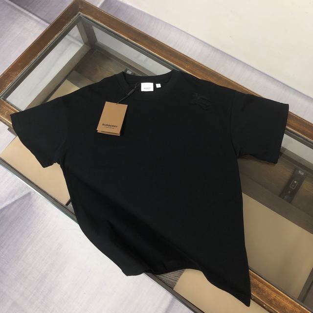 Cbur*Berry Burberry Bbr 2025 spring and summer new most round neck short-sleeved