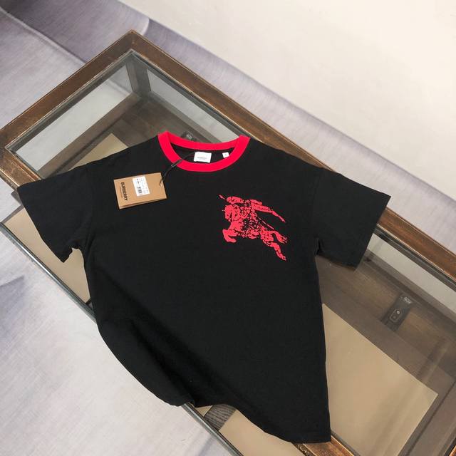 C Bur*Berry 2025Ss early spring new versatile short-sleeved T-shirt for men and