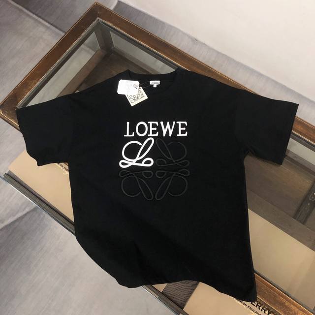 Cloewe 25Ss round neck short-sleeved T-shirt, same style as the one in the Cloew