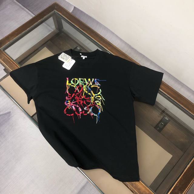 Cloewe 25Ss round neck short-sleeved T-shirt, same style as the Cloewe counter ~