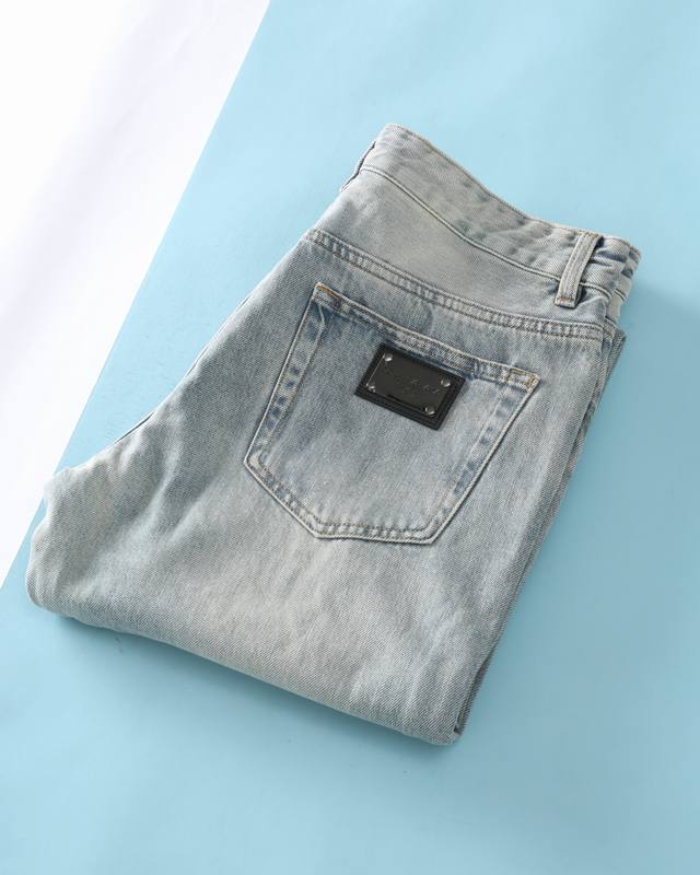Dol Du*Banna 25Ss Spring and Summer New Fashion Retro Washed Nostalgic Jeans, Me