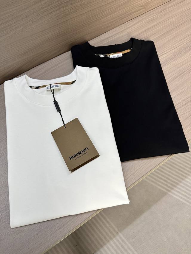 Bbr 25Ss new spring and summer round neck short sleeves, customized pure cotton