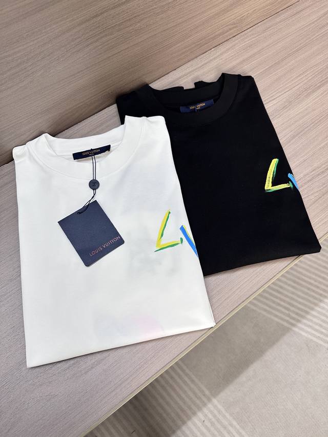 Lvlujia 25Ss new spring and summer round neck short sleeves, customized pure cot