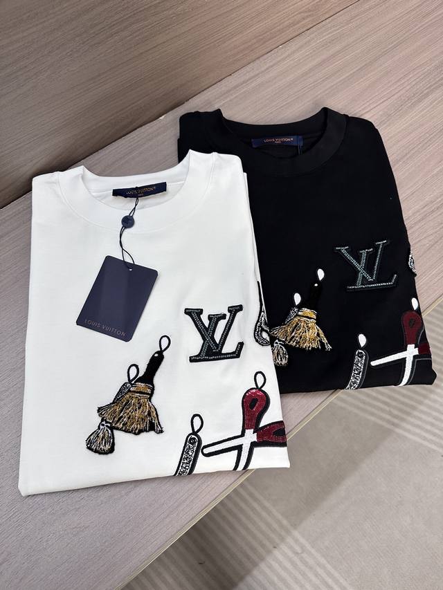 Lvlujia 25Ss Spring and summer new round neck short sleeves, customized pure cot