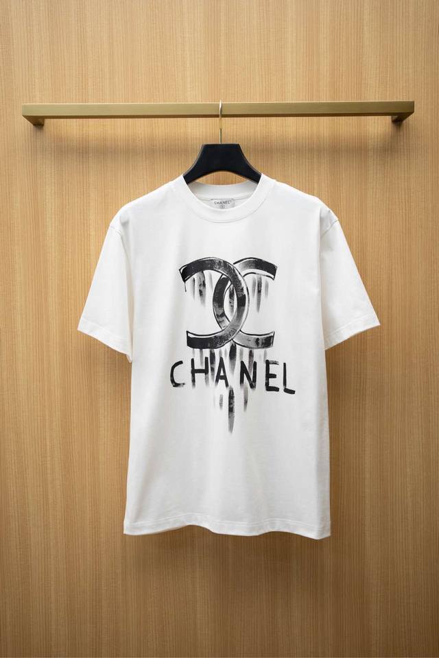2025Cne latest T-shirt classic letter graffiti print logo top grade cotton fabri