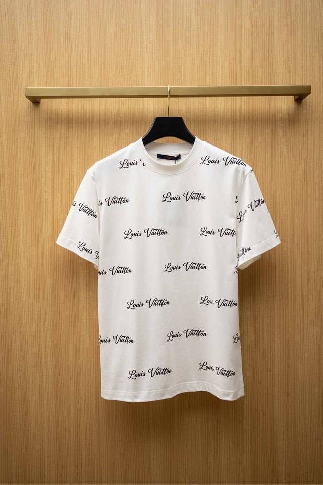 20251V Latest T-shirt Classic letter full print Logo Top grade cotton fabric Reg