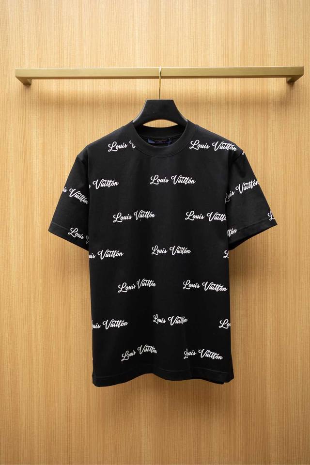 20251V Latest T-shirt Classic letter full print Logo Top grade cotton fabric Reg