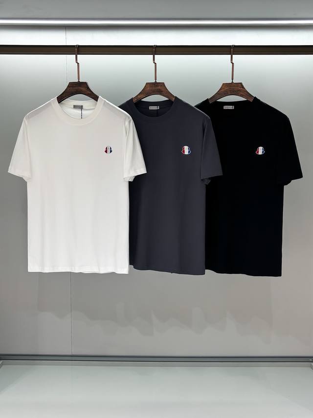 Group photo details Moncler 2025 early spring new men's and women's short-sleeve