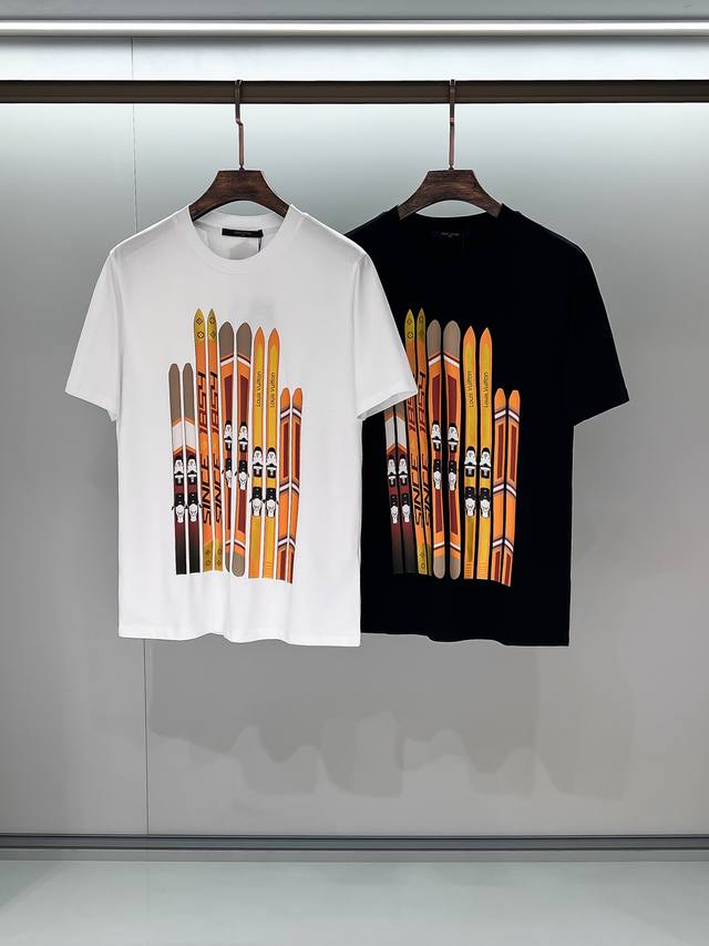 Photo details 2025Ss new Loui spring and summer new 1854 letter round neck short