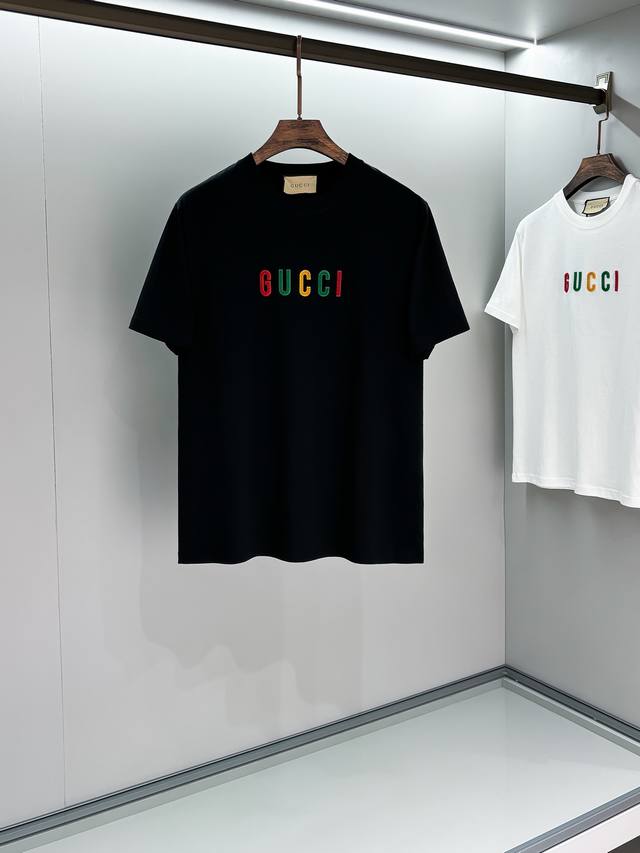 Gucci Gc 25Ss Early spring new classic letter logo wow thick plate short sleeves