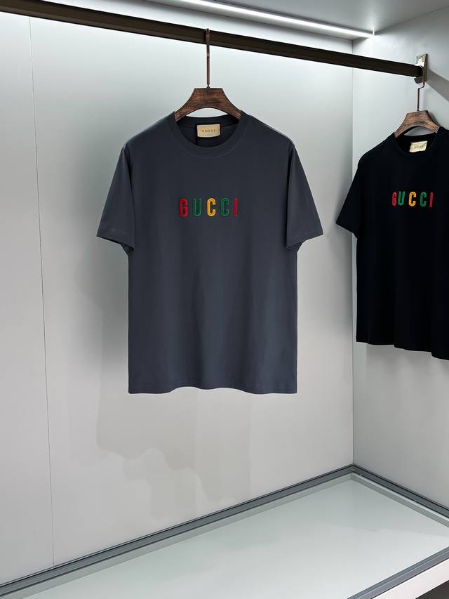 Gucci Gc 25Ss Early spring new classic letter logo wow thick plate short sleeves