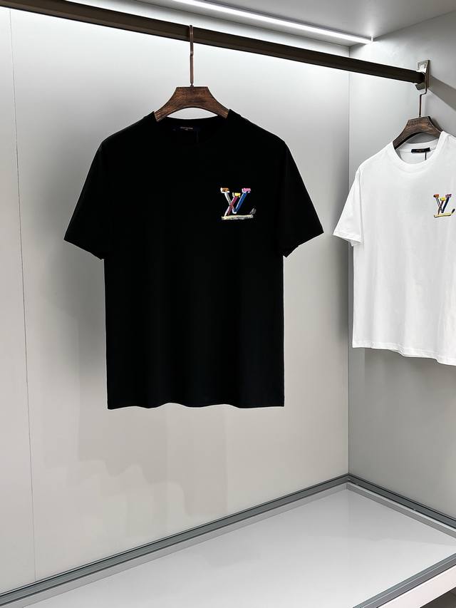 2025 Spring and Summer New Arrivals Fashionable Classic Round Neck Short Sleeve