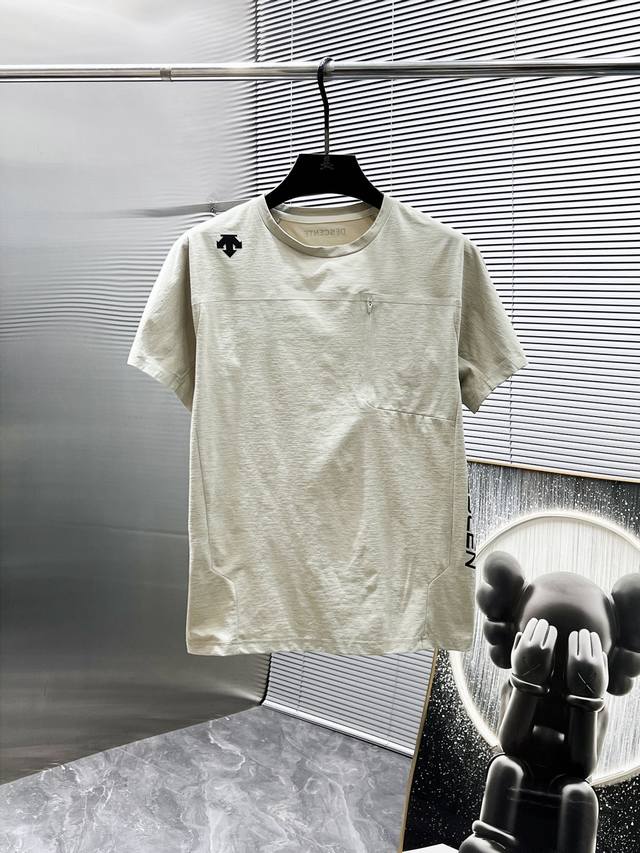 Descente 2025 new round neck short-sleeved T-shirt, high-end version! Custom-ma
