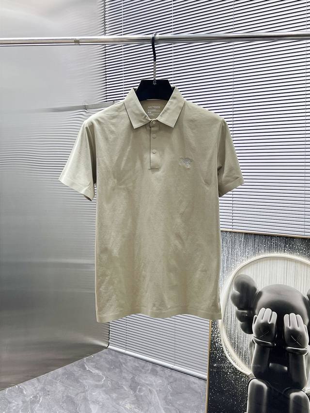 Arc'teryx 2025S summer new style lapel short-sleeved T-shirt Polo shirt, high-e
