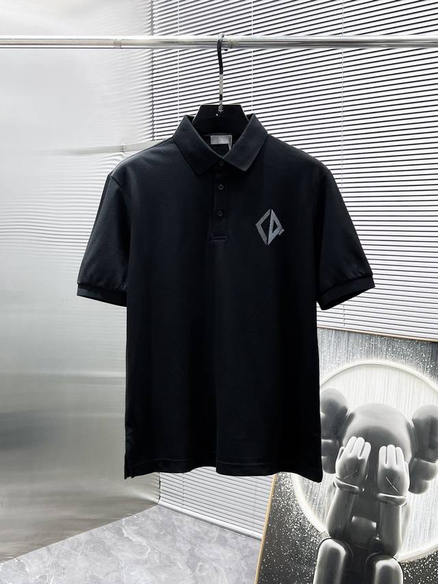Dior 2025Ss summer new style lapel short-sleeved T-shirt Polo shirt, high-end ve