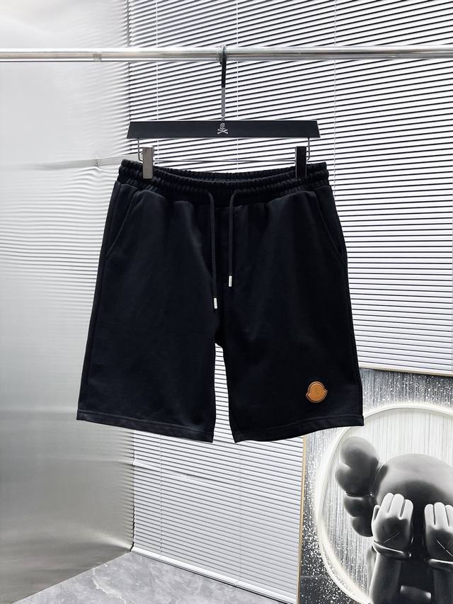 Moncler 2025 new summer shorts casual pants, high-end version! Custom-made fabri