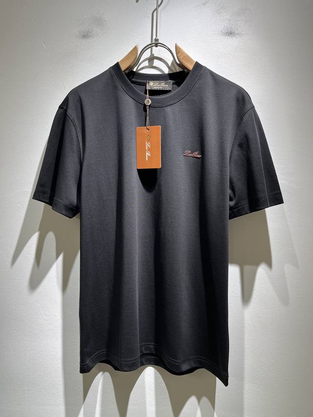 Loro Piana 2025 Spring and Summer Men's latest trade order short-sleeved T-shirt
