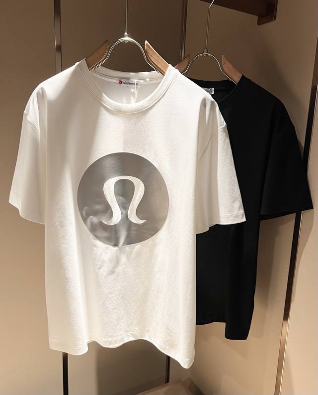 Lululemon 2025 Spring and Summer new unisex short-sleeved T-shirts, Italian orig