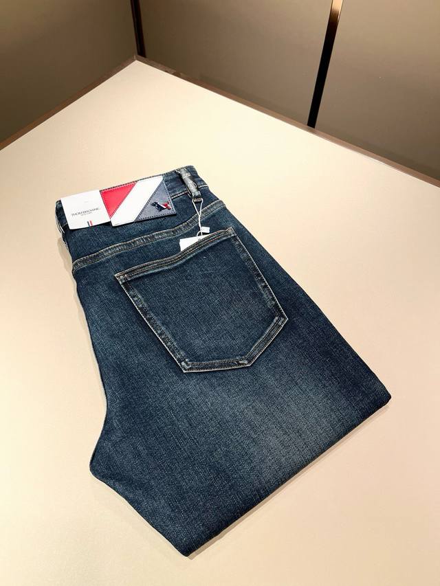 Thom Brow**Ne Tom*Long's 2025 spring and summer new classic casual jeans, rarely