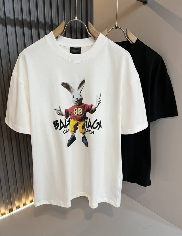 Balenci*Ga Paris* House 2025 Spring and Summer New Men's and Women's Short-sleev
