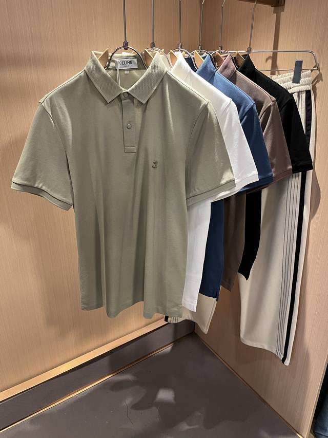 Celin*Celin's new 2025 spring and summer fashion casual short-sleeved Polo shirt