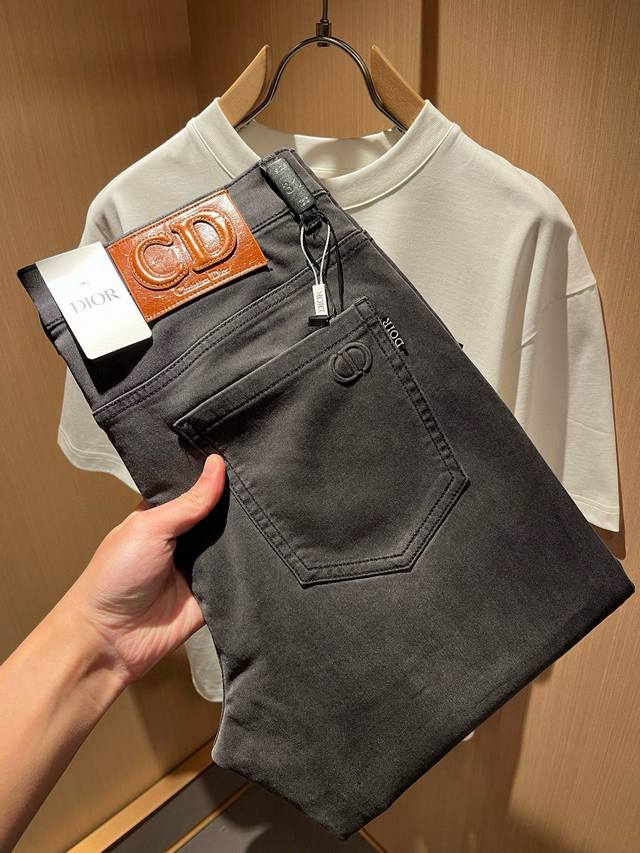Dio*R Dio's 2025 Spring and Summer Men's Washed Straight Jeans! Goods from the t