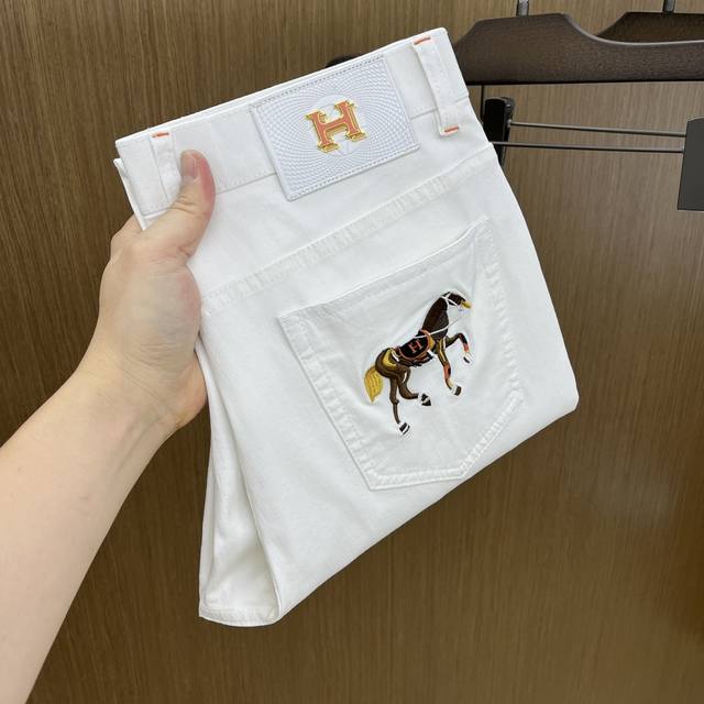 Her High-end customization, 2025 early spring thin latest jeans counter simultan