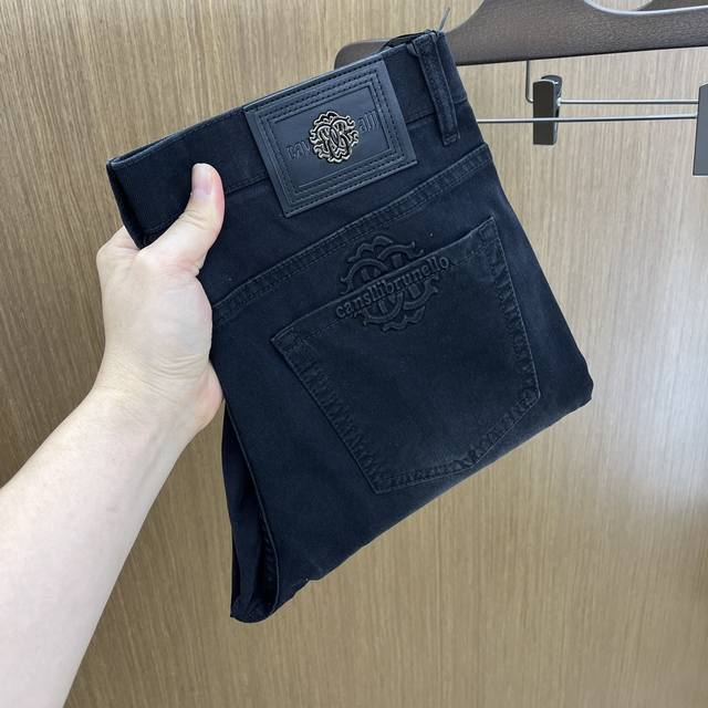 Cavalli high-end customization, 2025 early spring thin latest jeans counter sim