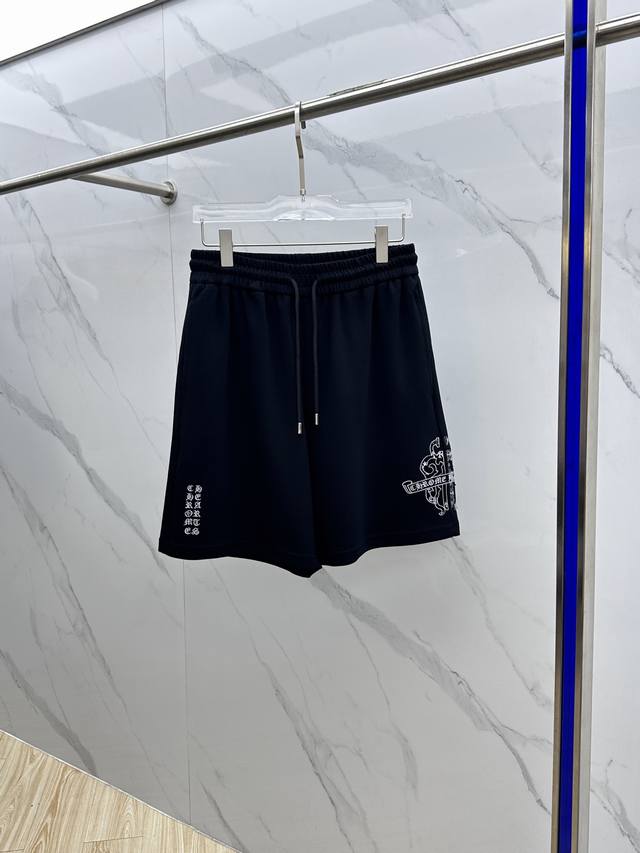 Ch*Chloro Hearts 2025 Spring and Summer New Men's Casual Drawstring Shorts High-