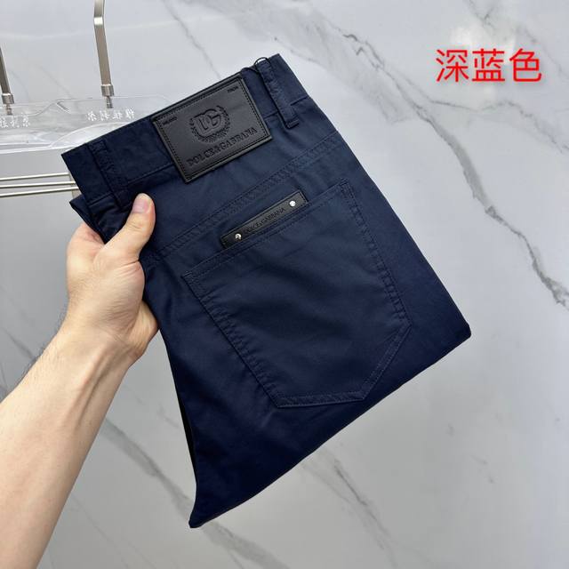 Dg*Dolce & Gabbana 2025 Spring and Summer new casual pants, sold on the official