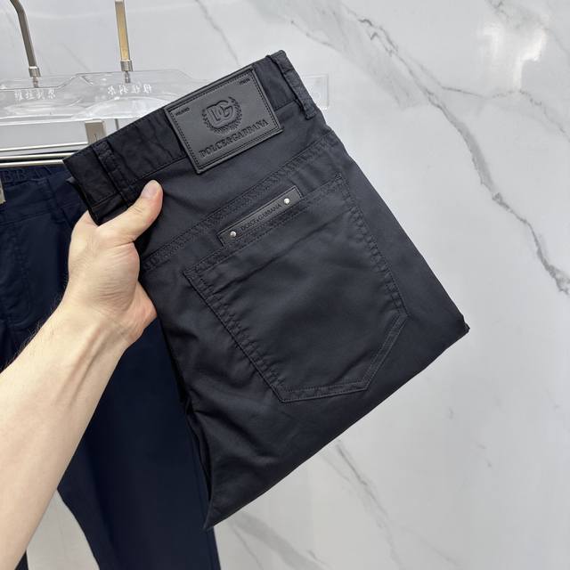 Dg*Dolce & Gabbana 2025 Spring and Summer new casual pants, sold on the official