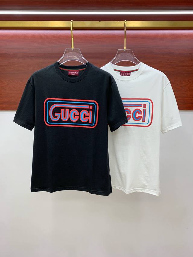 Gucci 2025 summer new short-sleeved T-shirt, the first exclusive online release