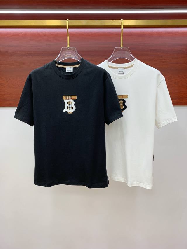 BURBERRY 2025 new summer short-sleeved T-shirt, the first exclusive online relea