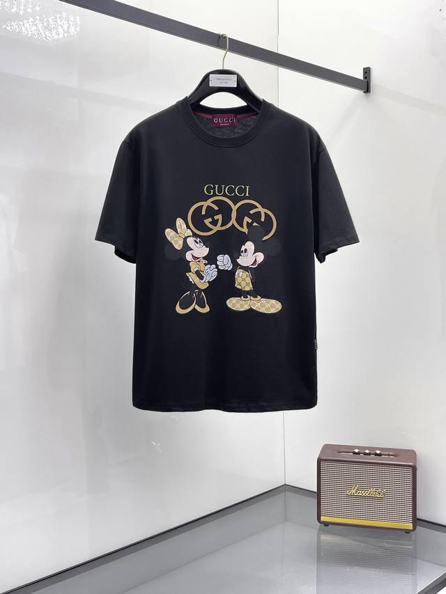 Gucci 2025 summer new short-sleeved T-shirt, the first exclusive online debut of