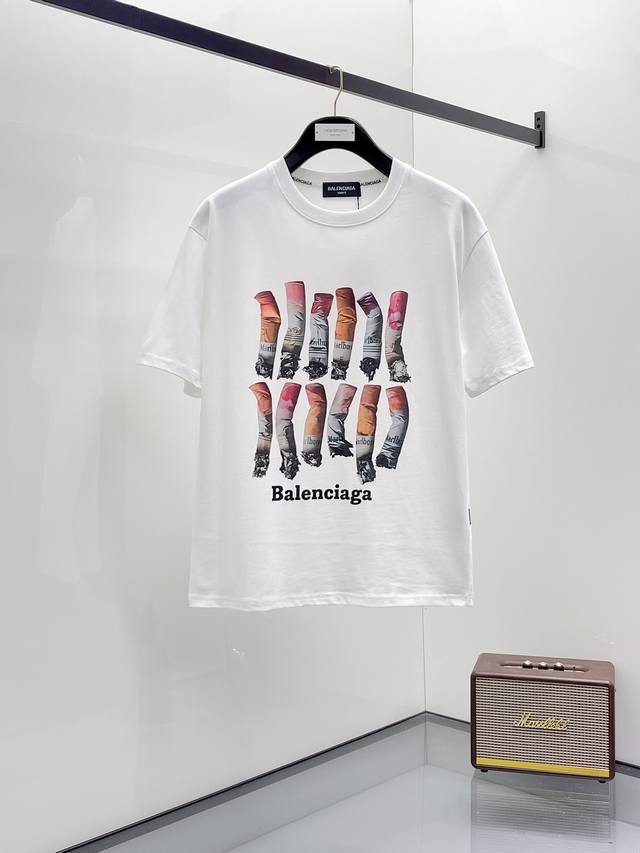 Balenciaga 2025 new summer short-sleeved T-shirt, the first exclusive online deb